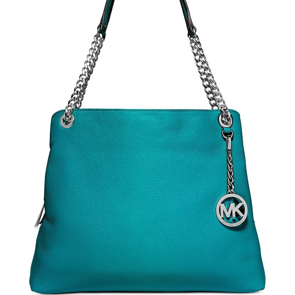 Michael Kors Dark Teal Jetset Purse set